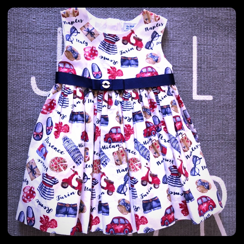 Mayoral Italy dress with belt
